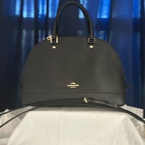 Black Coach Dome Bag